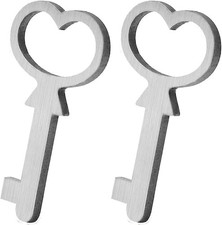 2 Pck Cedar Box Key for Lane Mini Keepsake Boxes with Locks & Jewelry Box Key