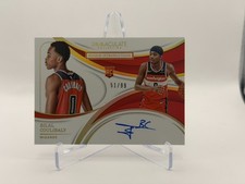 2023 Immaculate Bilal Coulibaly Rookie Introductions Auto /99 Wizards #IRI-BC SP