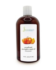 Pure Cold-Pressed Pumpkin Seed Oil 100 Natural Unrefined Virgin Raw 16 oz
