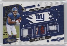 2024 Panini Absolute Tools of the Trade Triple Prime 44/49 Malik Nabers 0a6