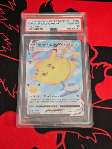 Flying Pikachu Vmax Celebrations SWSH 2021 007/025 PSA 10 Gem Mint Pokemon