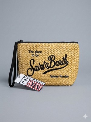 Geflochtene Strohtasche ''St. Barth - Tropische Eleganz & Sommerschick