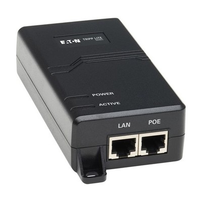 Trip Lite NPOE-30W-1G-INT Gigabit PoE+ Midspan Active Injector IEEE 802.3at/802.