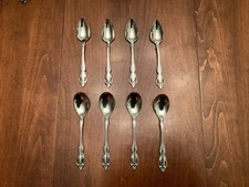 Oneida BRAHMS Grapefruit and Ice Cream Spoons, 4 of each, stainless