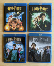 Harry Potter Blu Ray Lot of 4 Movies Like New