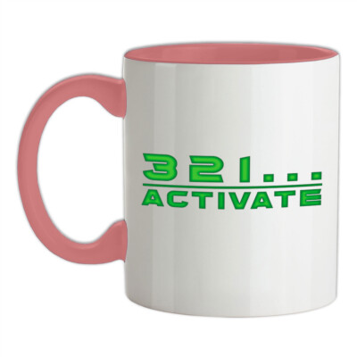 321... Aktivieren - 11 Unzen - Keramik zweifarbiger Becher für Kaffee/Tee