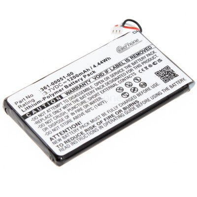 Batteria Li-Polymer Ricambio Per Garmin Nüvi 150/2460/2595/2660 – 1200 MAh – Sostituisce 361-00051-00
