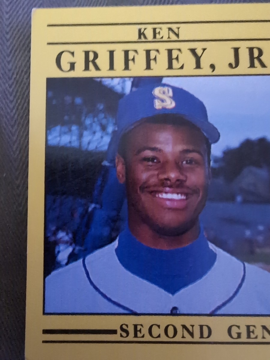 Barry Bonds and Ken Griffey Jr. Fleer 91 Ex cond. misprint