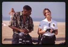 Pacific Blue Paula Trickery on Beach Patrol Original 35mm Transparency Stamped
