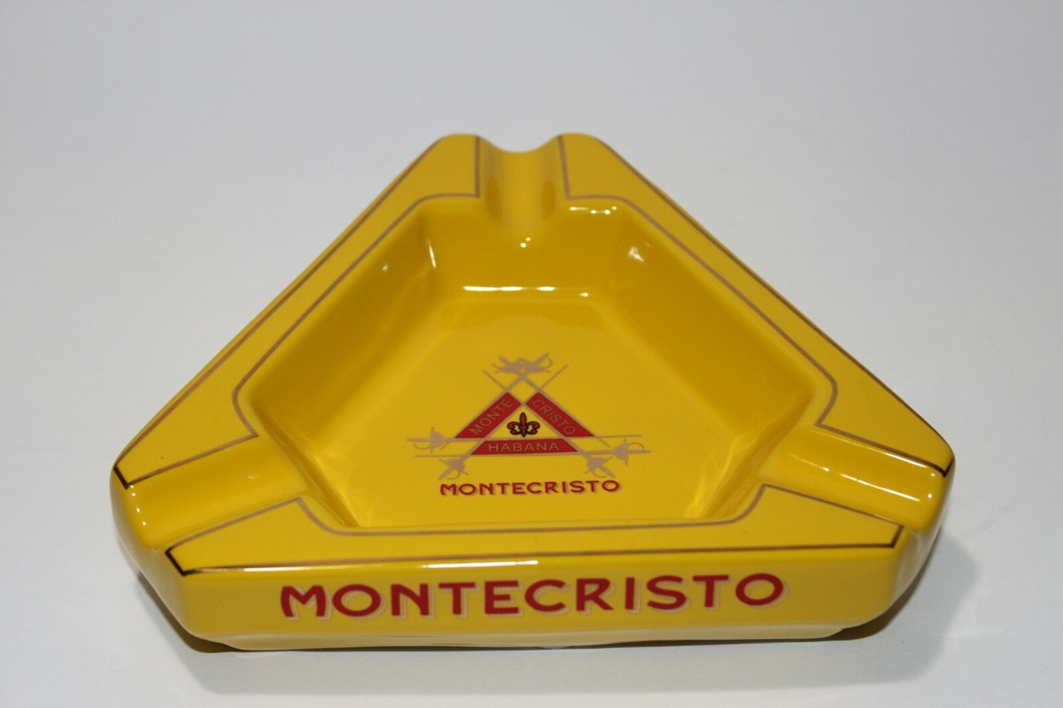 Montecristo Yellow Ceramic Ashtray | eBay