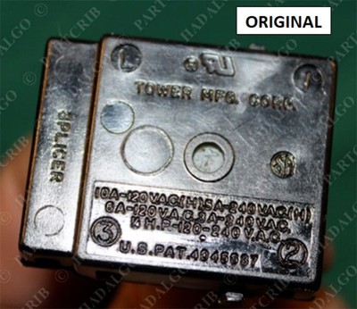 Replacement For Tower Mfg Corp 4045637 10a 120vac Rotary Switch Light On Off Ebay