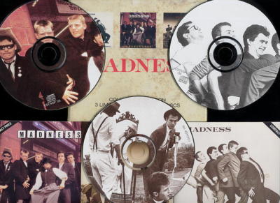 MADNESS - ONE STEP BEYOND, ABSOLUTELY, RISE & FALL - 3x PICTURE CD BOX SET KIX79