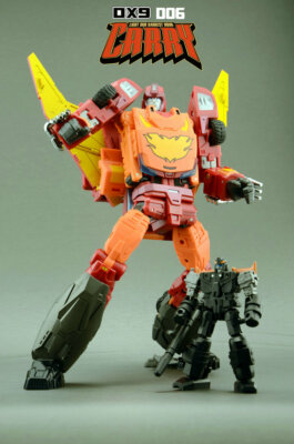 New Reissue DX9 Toy D06 Carry Hot Rod Rodimus Prime G1 MasterPiece