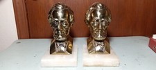 President Abraham Lincoln Bookends with antique books lot (8)