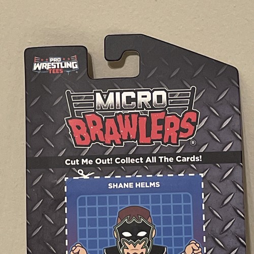 Figura Shane Helms Hurricane Micro Brawler de Pro Wrestling Crate WWE AEW WWF - Imagen 9 de 9