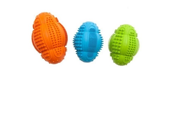 Hunde Spielzeug,Dental Bouncer, Gummi, Kauspielzeug,Spielzeug,Karlie,8X6Cm, Neu-image