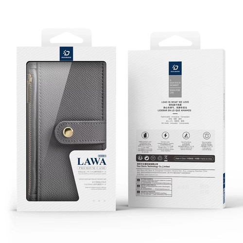 coque Étui portefeuille en cuir Dux Ducis Lawa pour iPhone 16 Pro Max - Zdjęcie 7 z 7