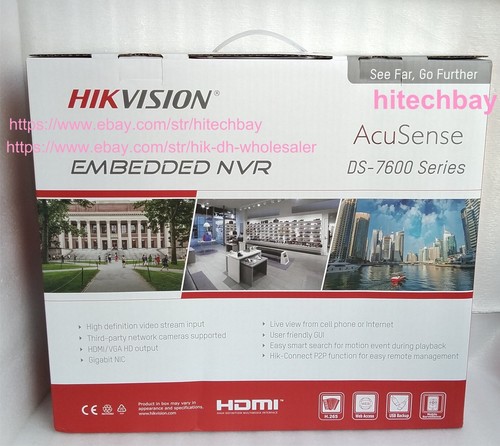 Hikvision Original 32CH 4K NVR 2SATA 32MP Network Video Recorder DS-7632NXI-I2/S - Picture 5 of 9