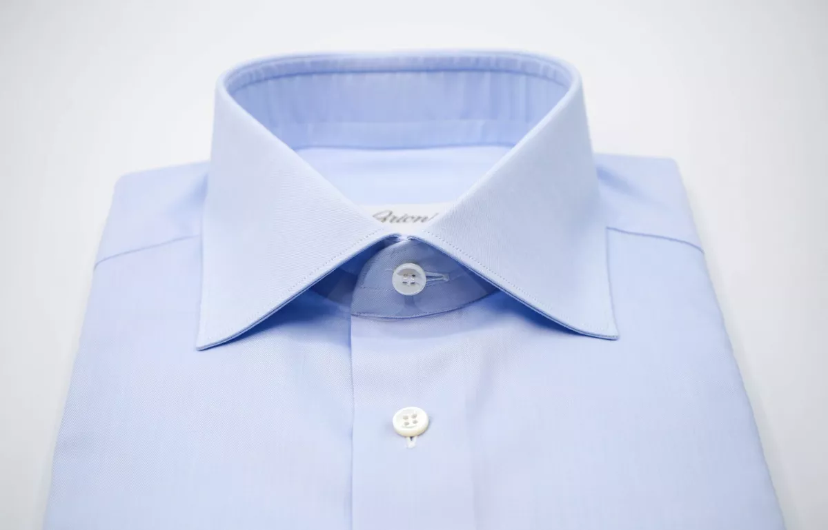 NEW BRIONI Dress Blue SHIRT 100% Cotton Size Neck 16 Us 41 Eu (BB3