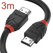 Image of Lindy Black Line High Speed HDMI Cable 2m / 3m 18Gbps 4K UHD 60Hz 4:4:4 8-bit