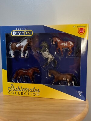 BREYER SR STABLEMATES BEST OF BREYERFEST SERIES 5 SET OF 5 NIB