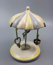 Infuso argenteria giostrina ceramica colorata sheffield h 9 x 6 cm