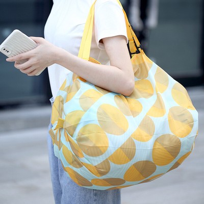 Foldable Shopping Bag Waterproof Travel Portable Storage Bag Beach Shopping B=YR