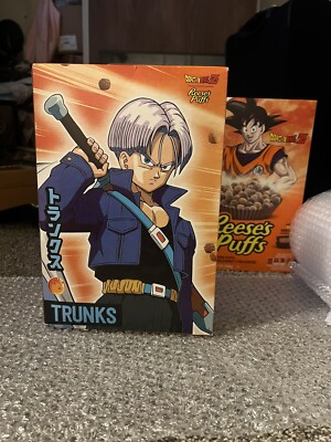DRAGON BALL Z  REESES PUFF CEREAL TRUNKS BOX 11.5 OZ