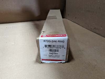 Norgren R72G-2AK-RMG Regulator 1/4'' with Gauge 5-150 psig New