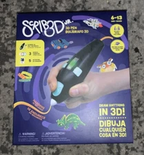 SCRIB3D Junior 3D Printing Pen Set for Kids with Filament, Activity Guide