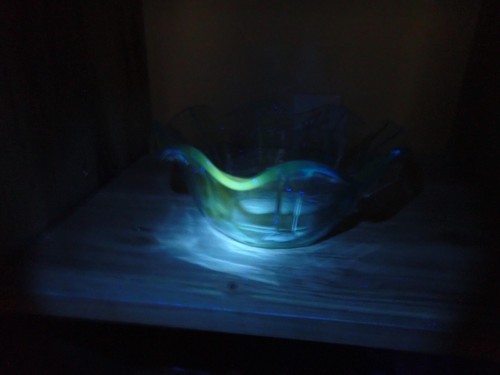 Antikes Glasschalen Set - Manganblau Servierglasschalen - Mangan Kobaltblau - Bild 6 von 17