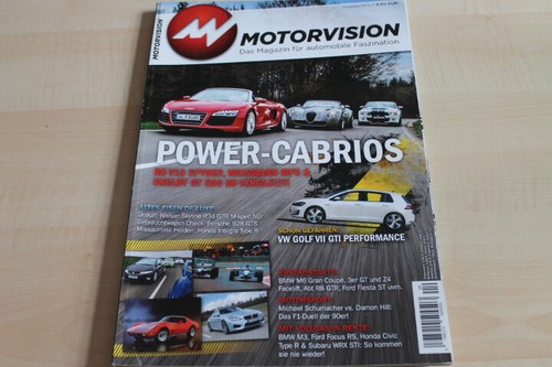 125236) BMW M3 Coupe DKG - Ford Focus RS - Motorvision 04/2013