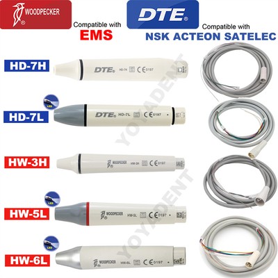 Woodpecker DTE HD-7L HD-7H Dental Scaler Handpiece With Led Dentistry Ultrasound Scaler Handle Fit UDS EMS NSK SATELEC - 66