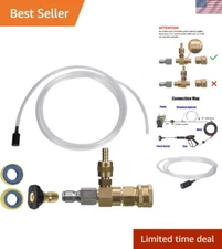 10FT Chemical Injector Kit with Quick Disconnect for Efficient Pressure Washing