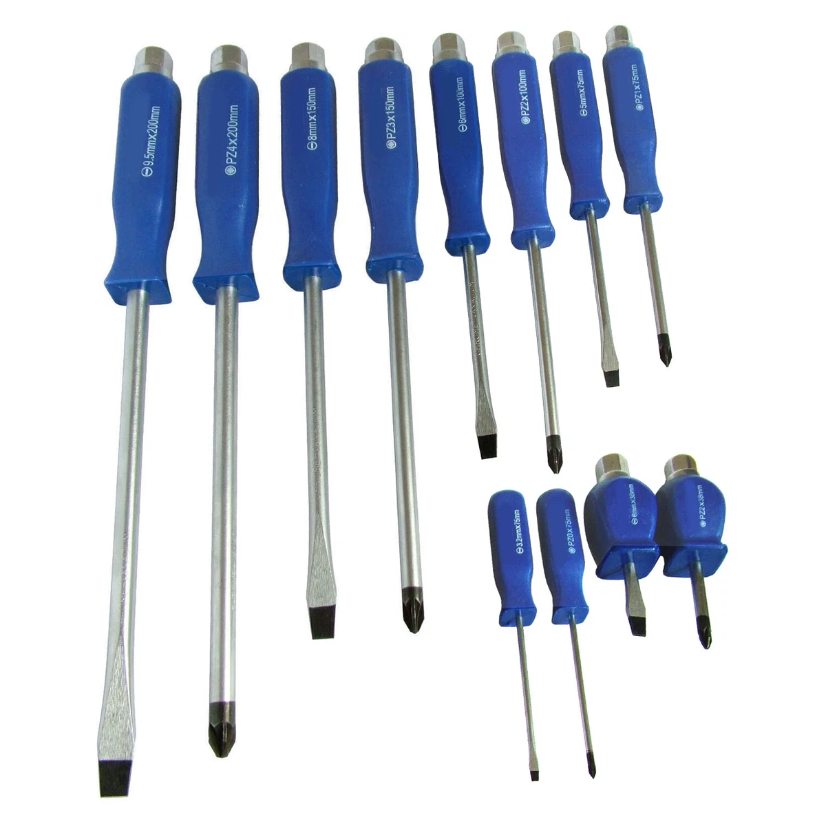 Magnetic Screwdrivers Set Hex Impact Bolster Handles Mechanics