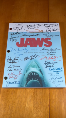 Jaws Original-Filmstreifen Gerahmt – Signiertes Sammlerstück Mit Rahmen