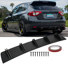 For Subaru Wrx Sti Impreza Rear Lower Bumper Diffuser Lip Splitter Shark 5 Fins For Subaru Wrx Sti Impreza Rear Lower Bumper Diffuser Lip Splitter Shark 5 Fins