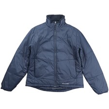 Marmot Women's Black Zip-up Puffer Bomber Jacket Size Large