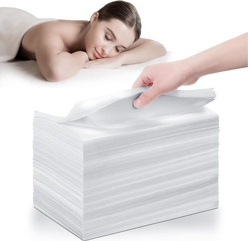100 Pcs Disposable Bed Sheets (31" X 71"), Waterproof Massage Table Sheets, Non