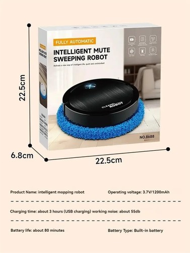 Smart Sweeping Robot Silent Vacuum Cleaner Sweep Mop Multi-function Machine New - Picture 22 of 24