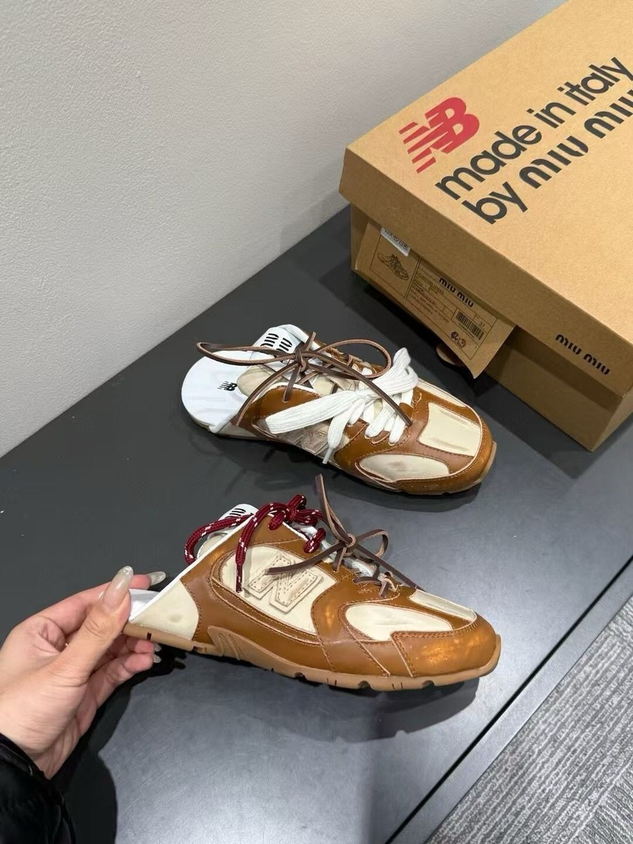 NB X Miu Miu 530 SL deco calf leather mules | eBay