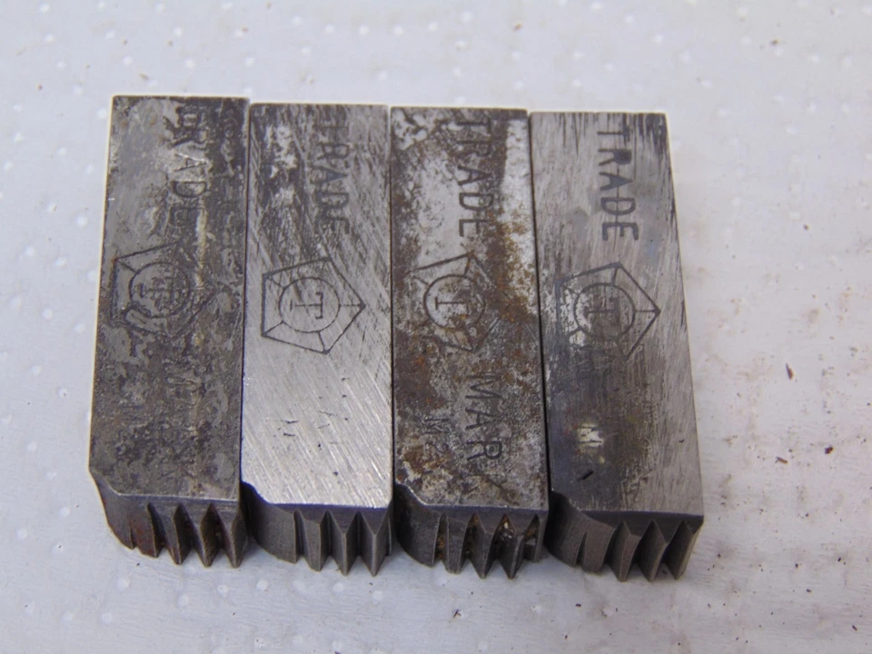 VINTAGE PIPE THREADER DIE REPLACEMENT PART TOLEDO 1 & 1A 2" USED  LOT #3 - Image 4 of 4