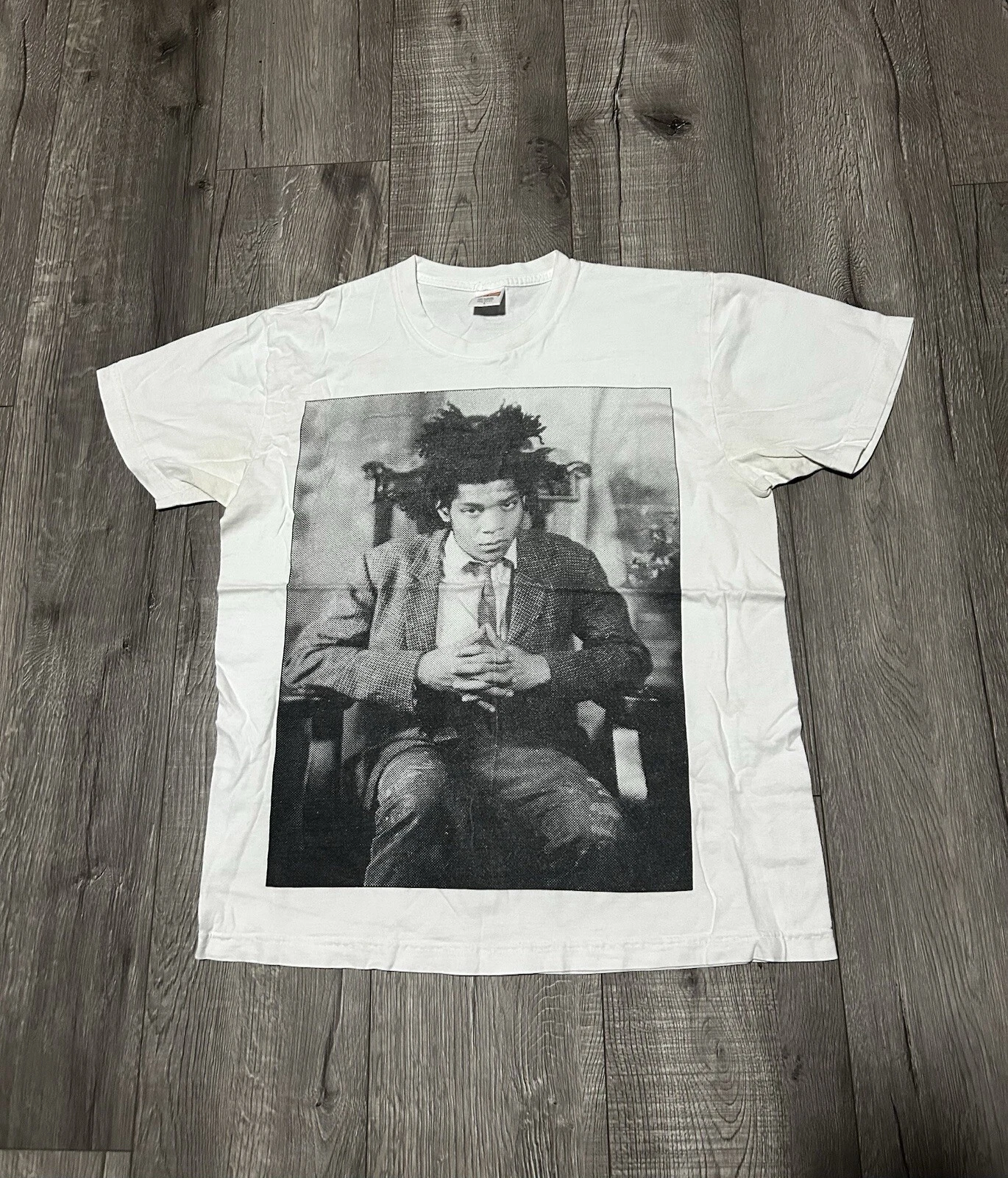Chemise rare Supreme Jean Michel Basquiat Mega Print FW13 taille L