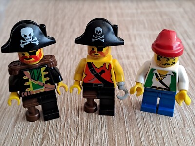 LEGO  Minifigur Pirat Kapitän Matrose Pirates Captain Red  ''VARIANTE WÄHLEN'' (6)
