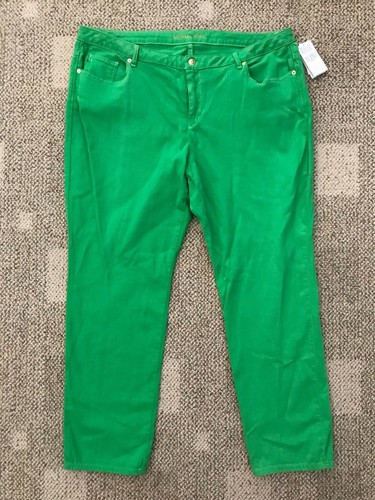 Skinny Leg Stretch Pants Fresh Green 