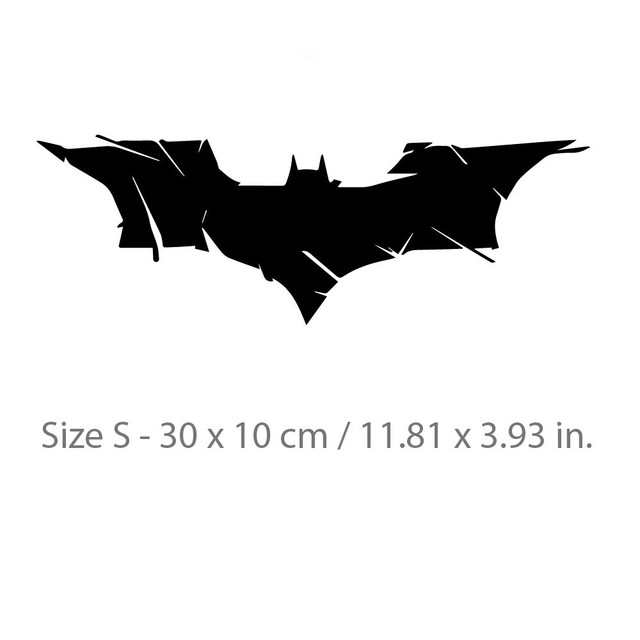 LARGE Batman Car Sticker Batmobile Decal Emblem Vinyl for Door Trunk