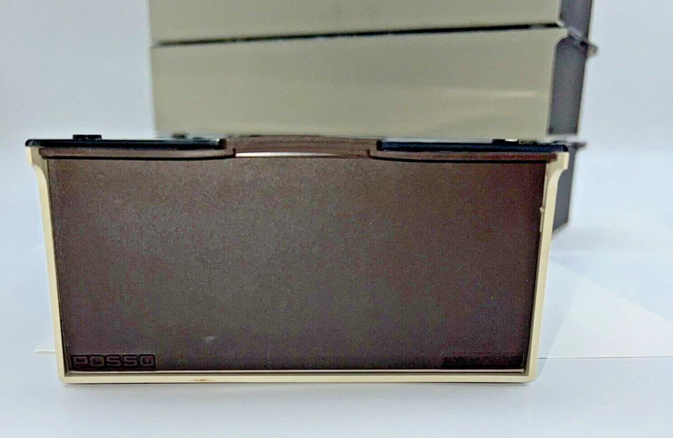 Lote De Colección De 4 Estuches Deslizables Rectos Posso Hechos En Francia 50 Diapositivas Por Bandeja Foto 4 de 4