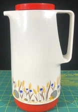VTG Dr. Zimmerman Germany Insulated Plastic Thermos w/ Adorable Hedgehog Design!