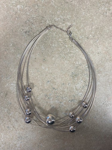 Statement PV Paola Valentini Italy Modernist Sterling Silver 925 necklace - 第 7/11 張圖片