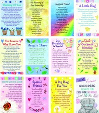 KEEPSAKE WALLET CARD PURSE FRIENDSHIP SENTIMENTAL VERSE PVC PLASTIC CARDS